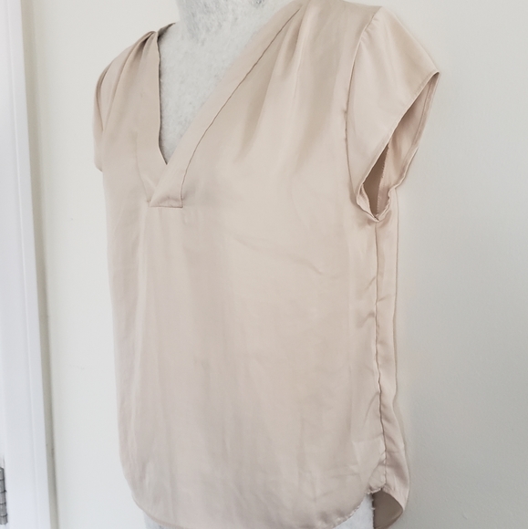H&M blouse blush short sleeve - Picture 4 of 6